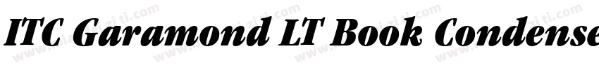 ITC Garamond LT Book Condensed字体转换